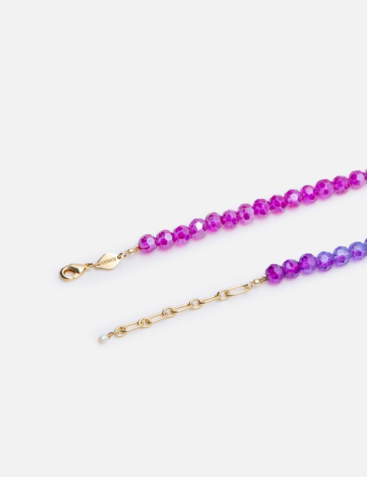 Shop Anni Lu Seaside Shimmer Necklace In Multicolor