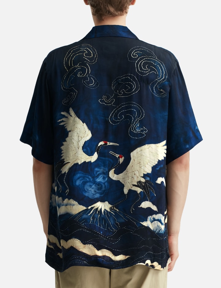 Boro Crane Camp Collar Shirt Placeholder Image