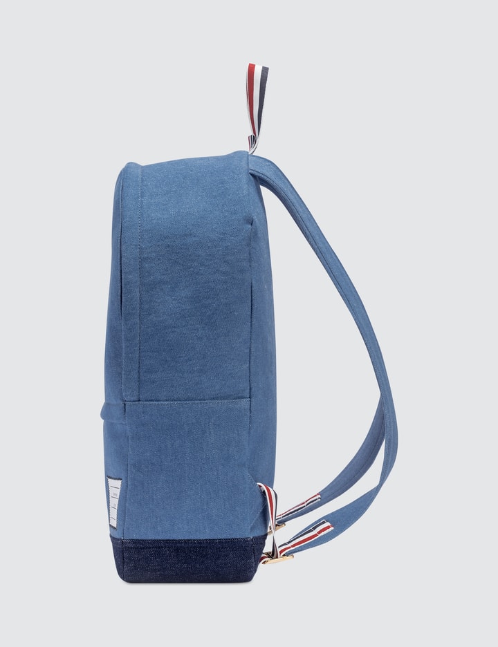 Unstructured Backpack In Washed Denim + Pebble Grain Placeholder Image