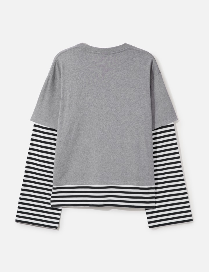 Charles Jeffrey Loverboy Long Sleeve 2-In-1 Tee With Knit Patch