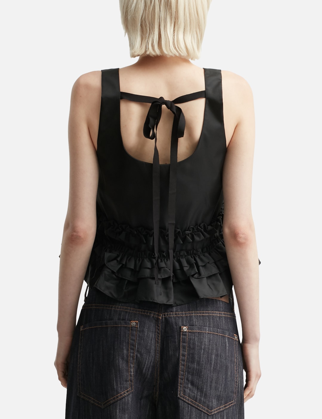 Duchesse Nylon Frill Top view 10