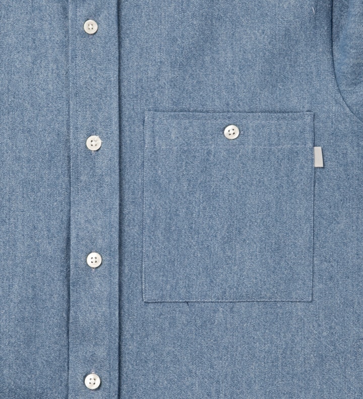Light Denim Button Down Collar Shirt Placeholder Image