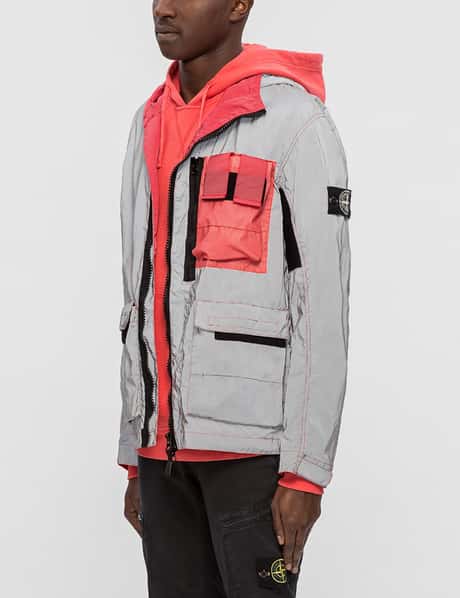 Stone Island Garment Dyed Plated Reflective Jacket HBX