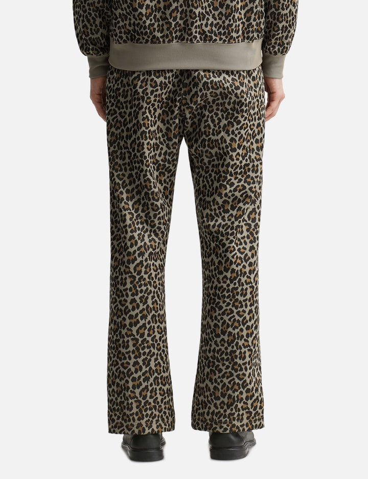 Needles Men S Poly Jacquard Track Pants Leopard