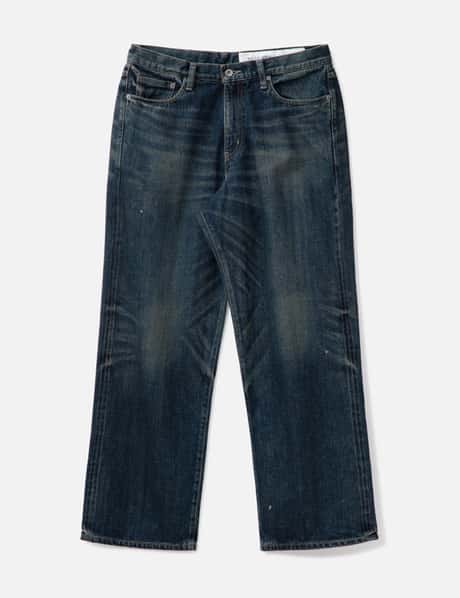 NEIGHBORHOOD WASHED DENIM DP WIDE PANTS