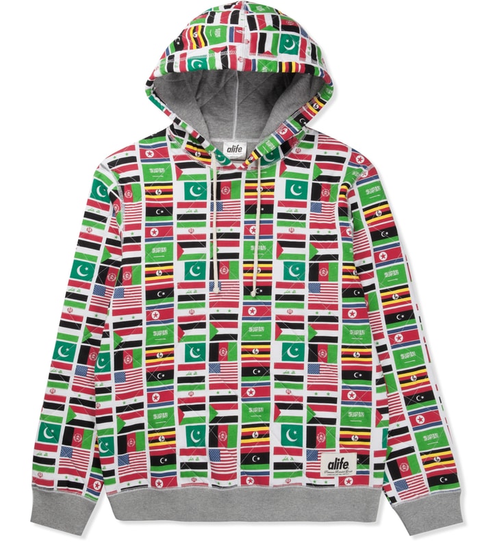 Flag Print Terror Hoodie Placeholder Image