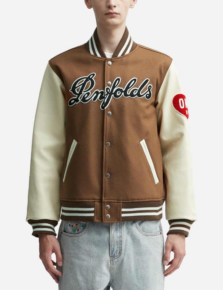 Human Made - One By Penfolds Varsity Jacket #1  HBX - Globally Curated  Fashion and Lifestyle by Hypebeast