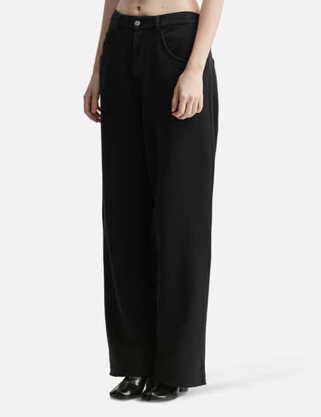 Wide-Leg Cotton Trousers view 7