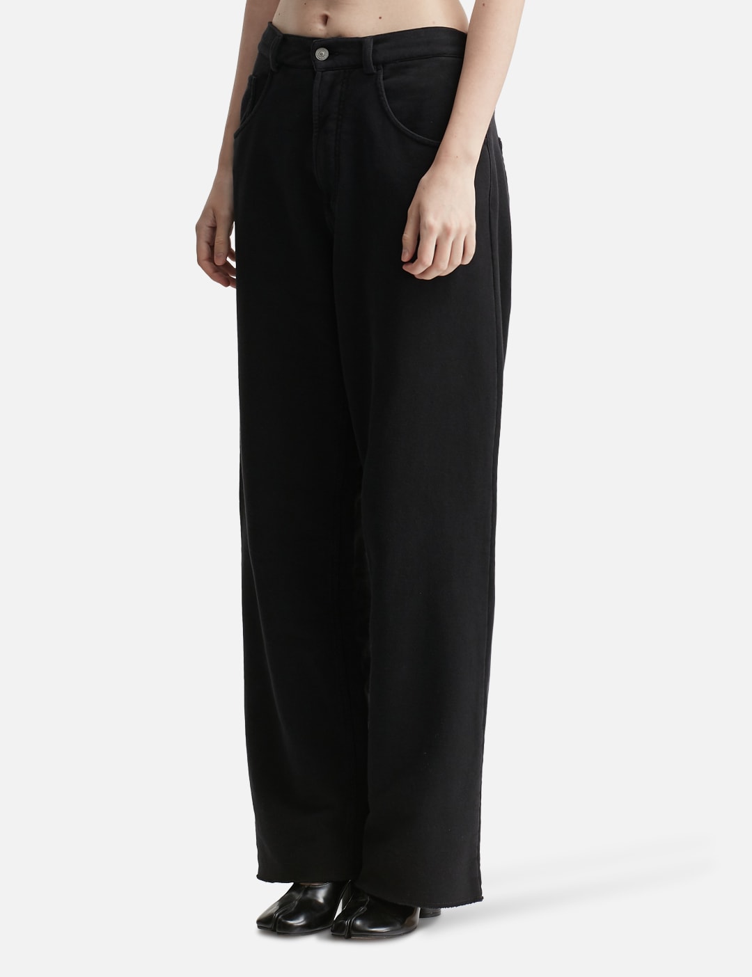 Wide-Leg Cotton Trousers view 14