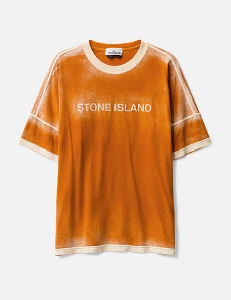 Stone Island Spray Paint T-shirt HBX - Main Image