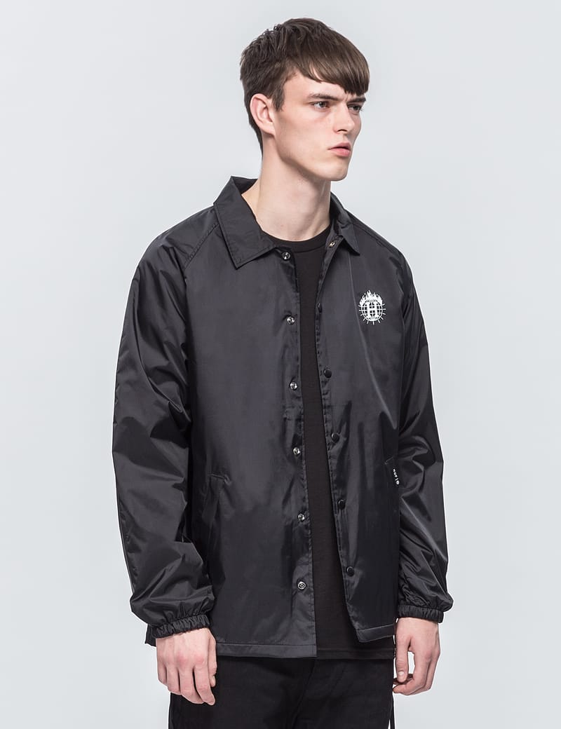 ハフ スラッシャー TDS コーチジャケット ブラック L 並行輸入品] HUF 