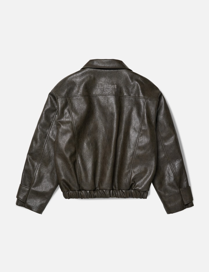 Faux Leather Bomber Jacket Placeholder Image