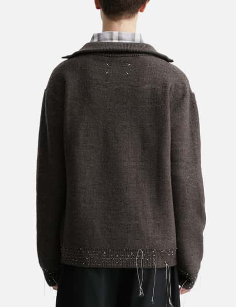 Wool Quarter-Zip Sweater view 12