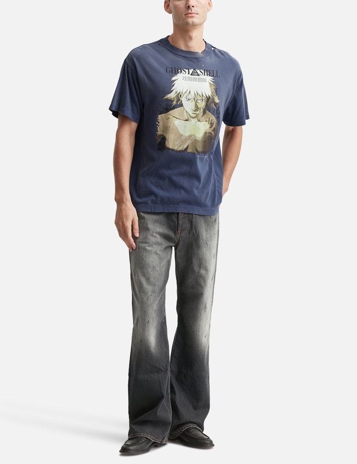 Saint Michael Ghost In The Shell T-shirt In Blue