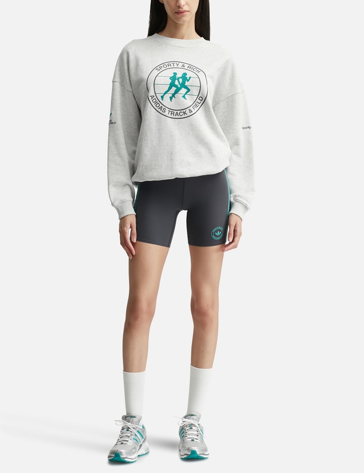 Adidas Originals Sporty & Rich X Sweater In White