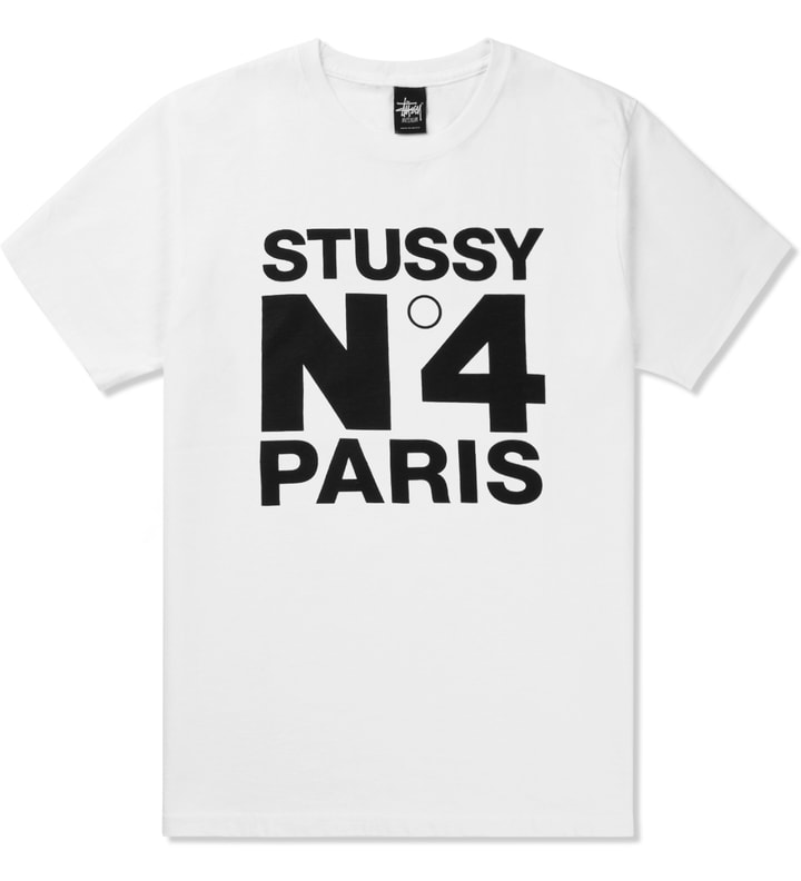 White No.4 Paris T-Shirt Placeholder Image