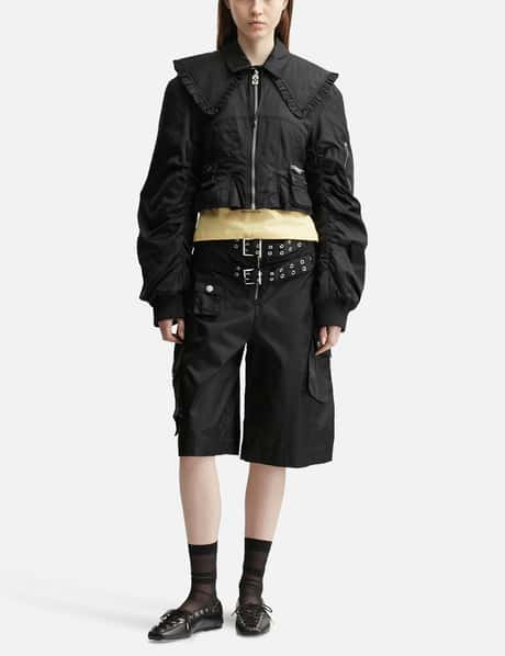 Duchesse Nylon Fitted Jacket view 13