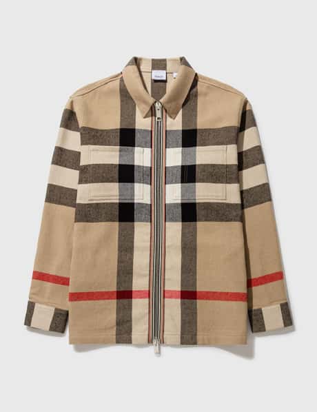 Burberry Reversible Exaggerated Check Padded Jacket worn by Dru