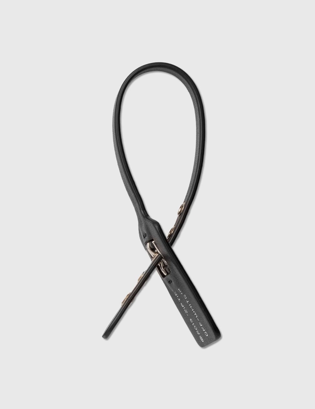 Off-White Zip Tie Leather Bracelet