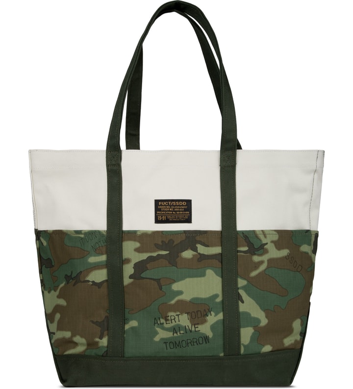 FUCT SSDD - Camo SSDD Camouflage Tote Bag | HBX