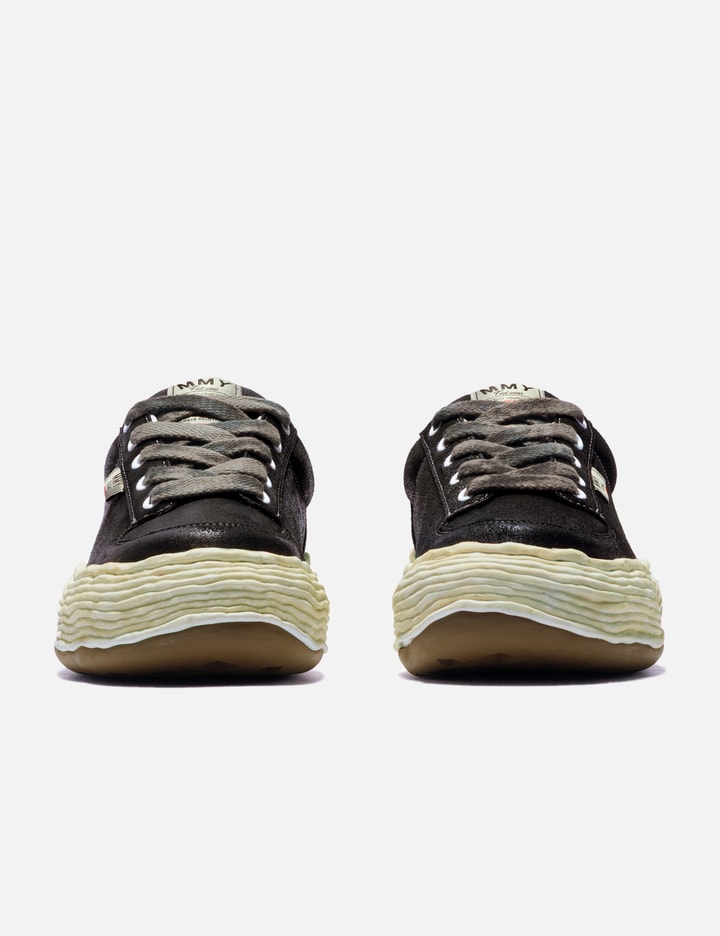 Maison Mihara Yasuhiro Oliver Waxed Suede Low-Top Sneakers