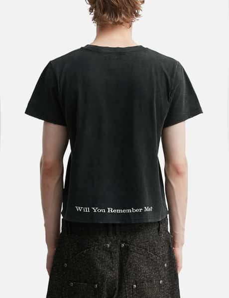 "Caspian" Ghost Fitted T-Shirt In Washed Black view 12
