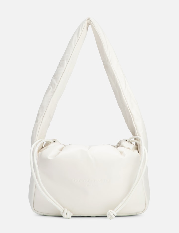Shop Alexander Wang Ryan Puff Small Bag In Buttery Leather In White