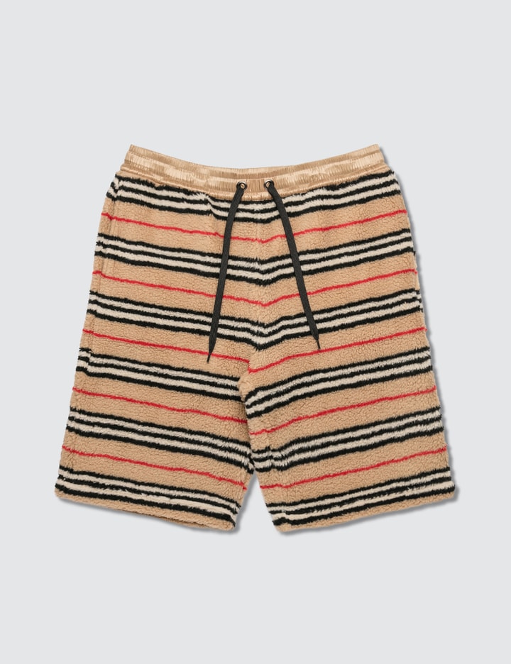 Icon Stripe Fleece Drawcord Shorts Placeholder Image