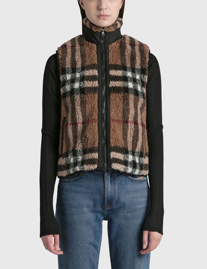 Check Fleece Jacquard Gilet Placeholder Image