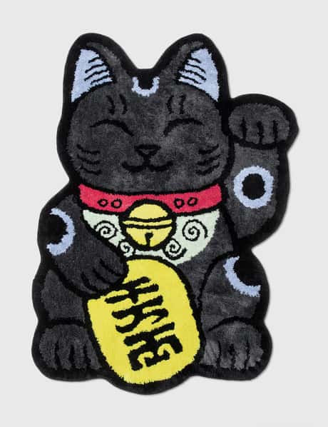 RAW EMOTIONS Medium New Year Mascot Lucky Cat Rug