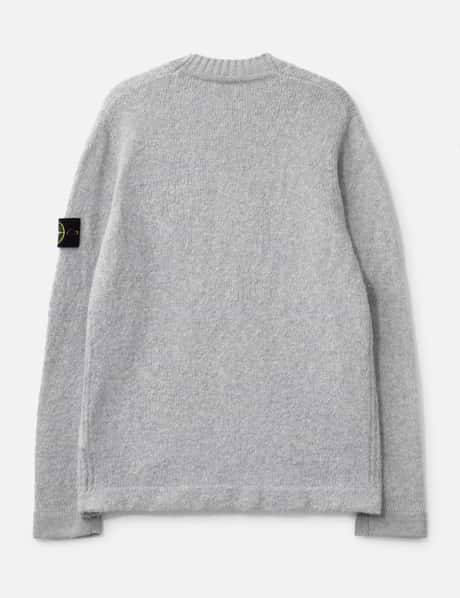 Fancy Yarn Crewneck Jumper With Brushed Texture view 9