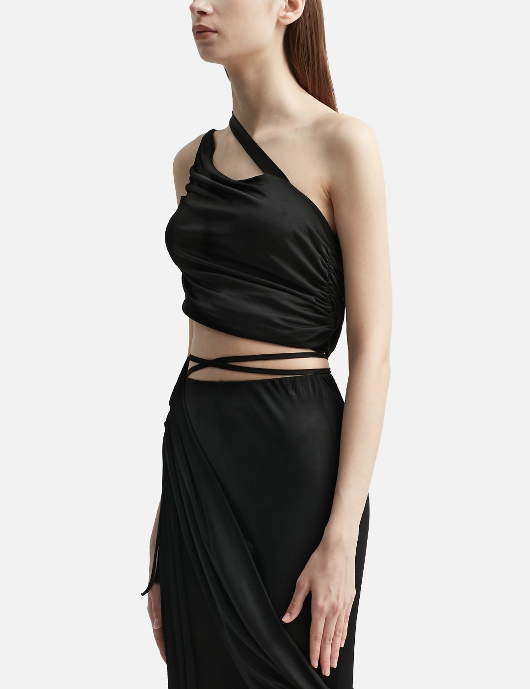 Mono Strap Gathered Tank Top view 8