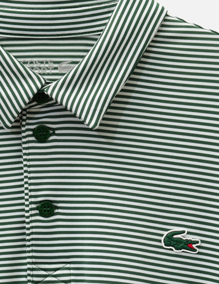 Lacoste Ultra Dry Striped Golf Polo Shirt
