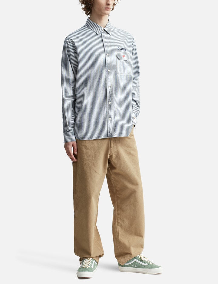 Striped Work Shirt Placeholder Image