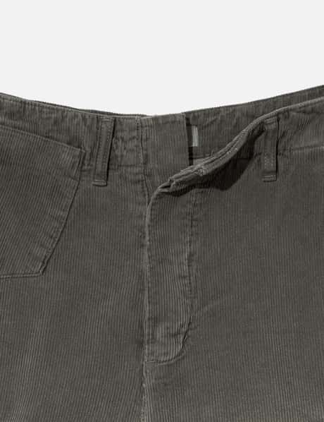 San San Gear Washed Corduroy Pants - Authentic grey corduroy 