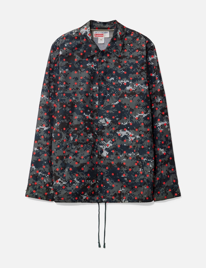 Comme Des Garçons Shirt X Supreme Polka Dots Camouflage Jacket In Gray