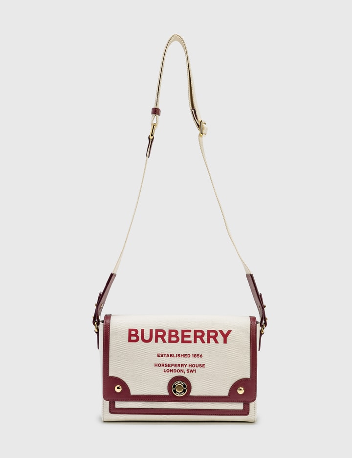 Burberry Men's Horseferry Print Canvas And Leather Crossbody Bag
