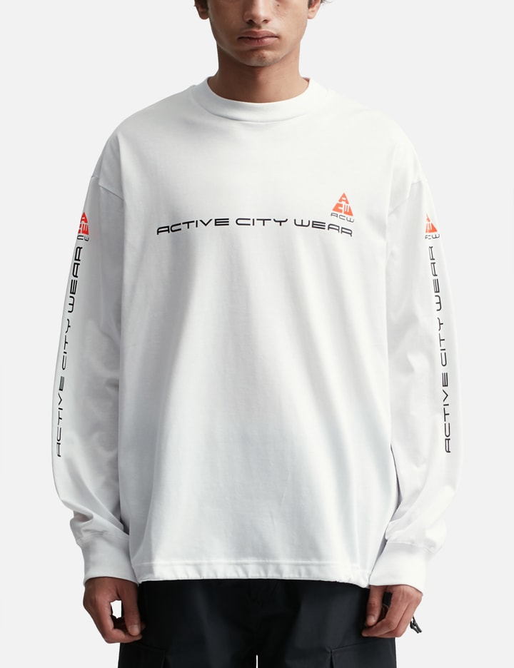 “Active City Wear”  Massive Long Sleeve T-shirt With Drawstrings Placeholder Image