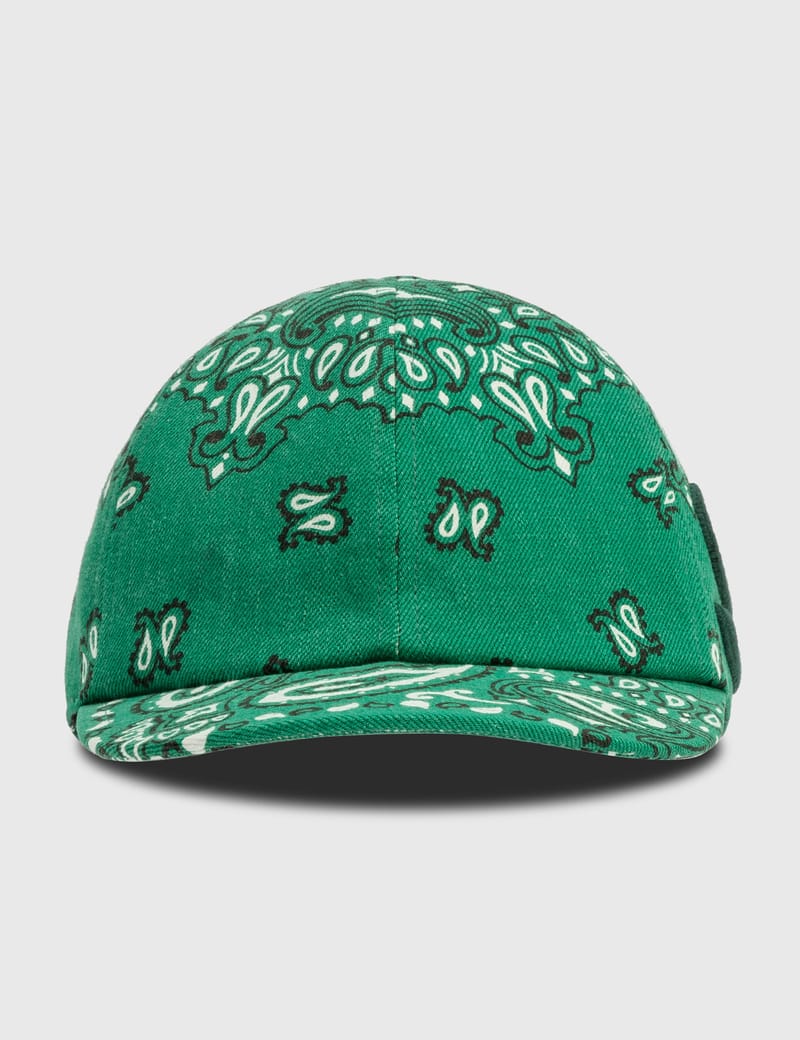 green bandana hat