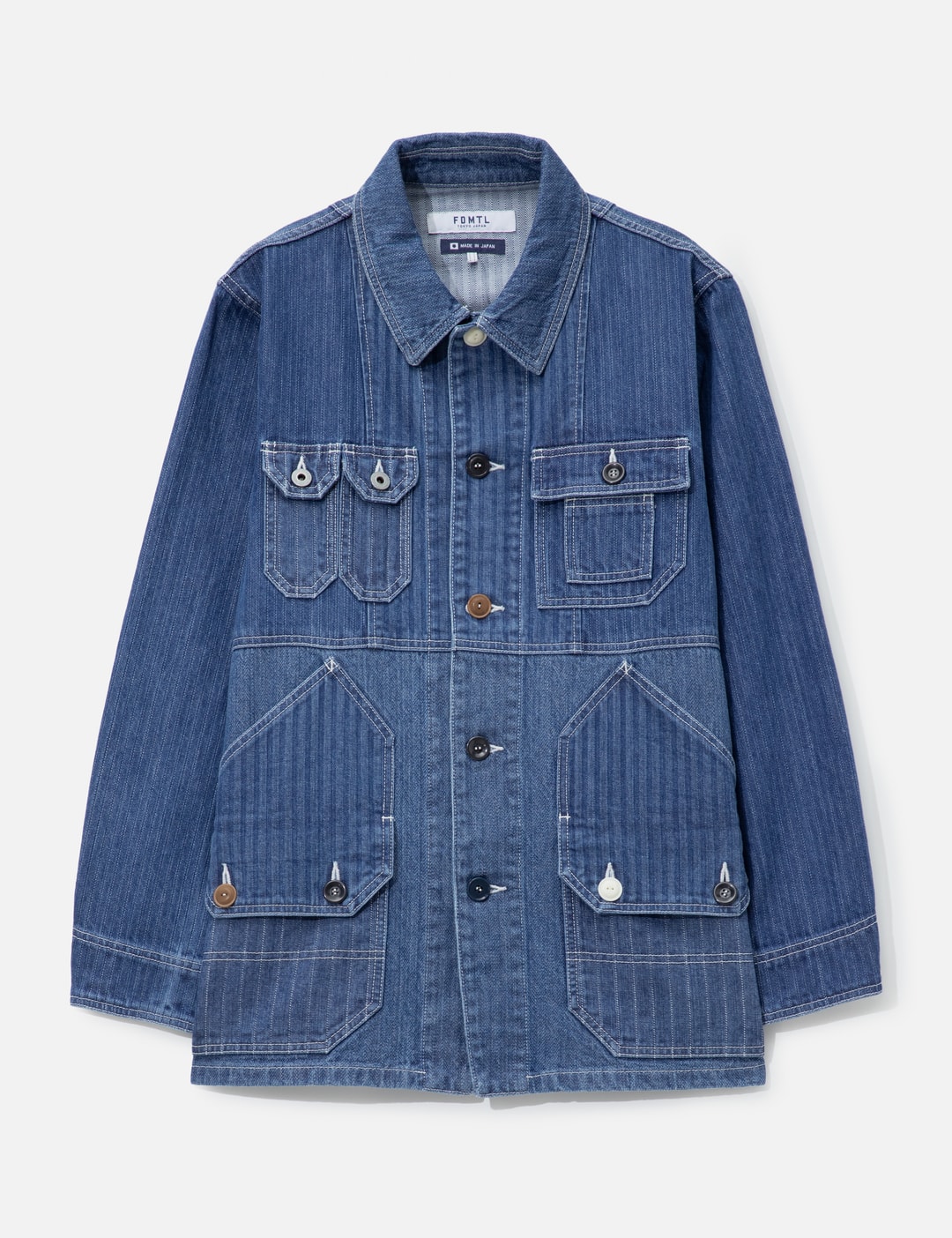 Patchwork Coverall Jacket 3YR Wash
