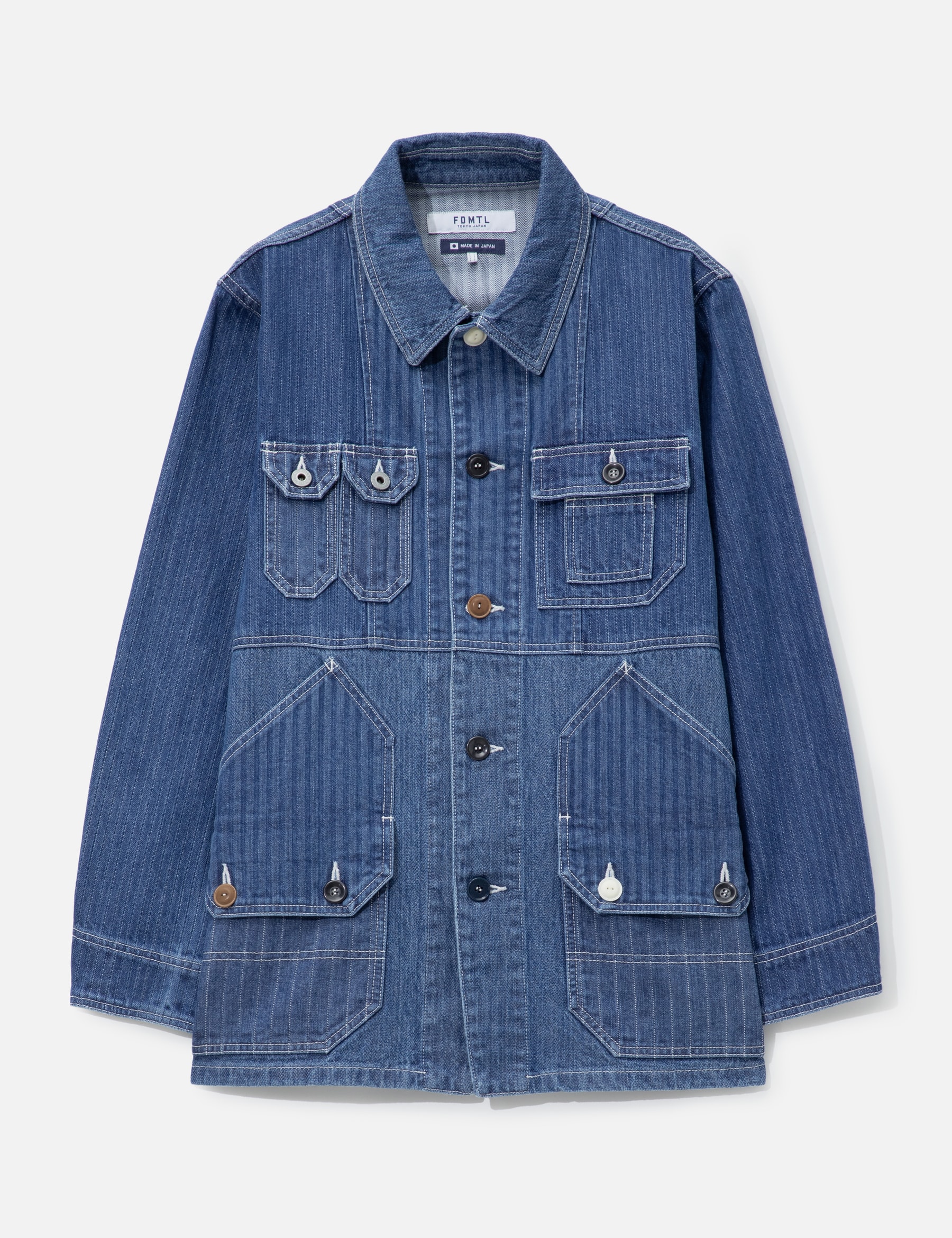 Patchwork Coverall Jacket 3YR Wash view 16
