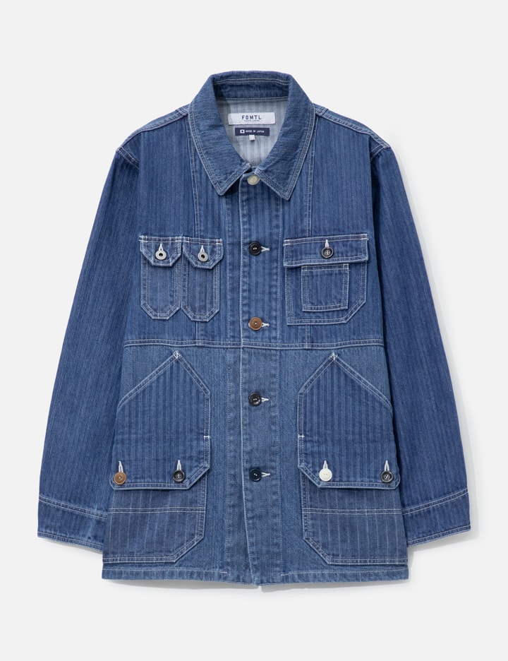 펀드멘탈 Patchwork Coverall Jacket 3YR Wash