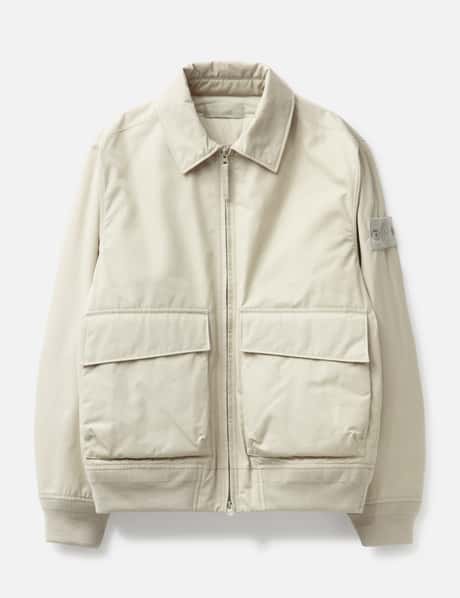 Stone Island Weatherproof Cotton Canvas Ghost Piece Jacket