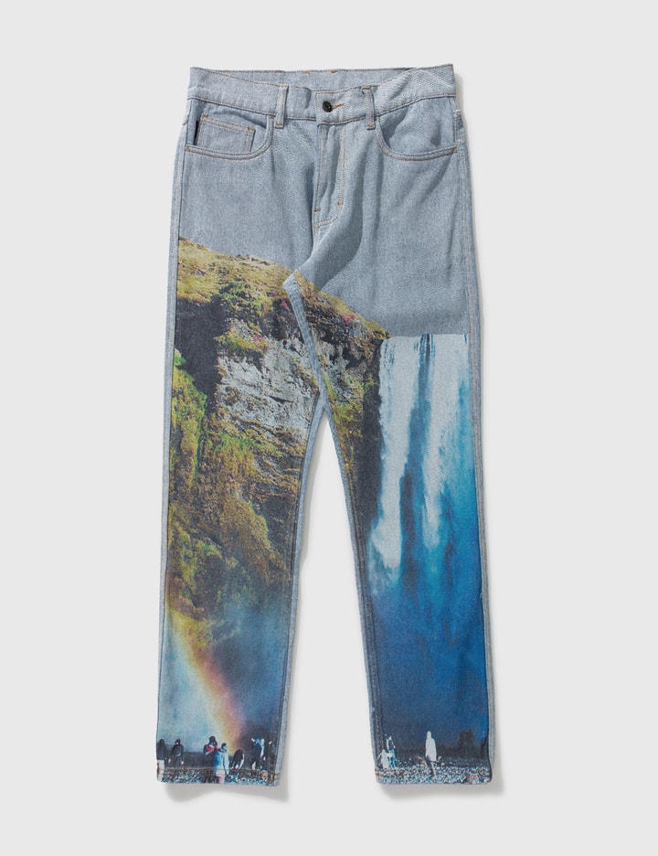 Prelude Printed Denim Pants Placeholder Image