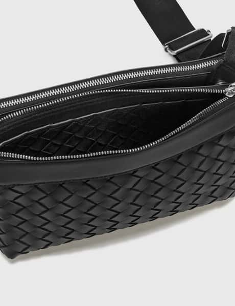 Bottega Veneta - Intrecciato Hydrology Leather Messenger Bag | HBX  