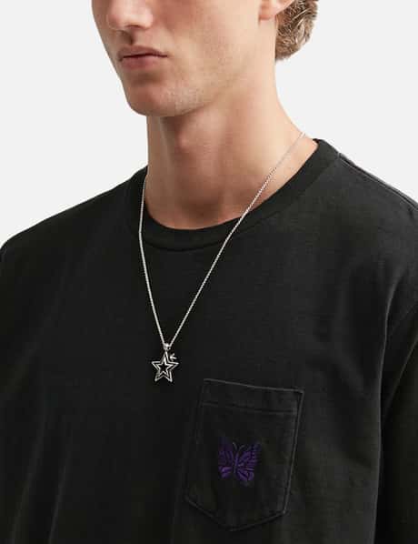 Small Cutout Star Squared Pendant view 8