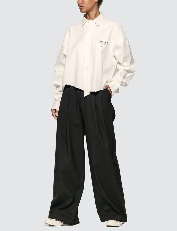 Oversized Cropped Shirt Placeholder Image