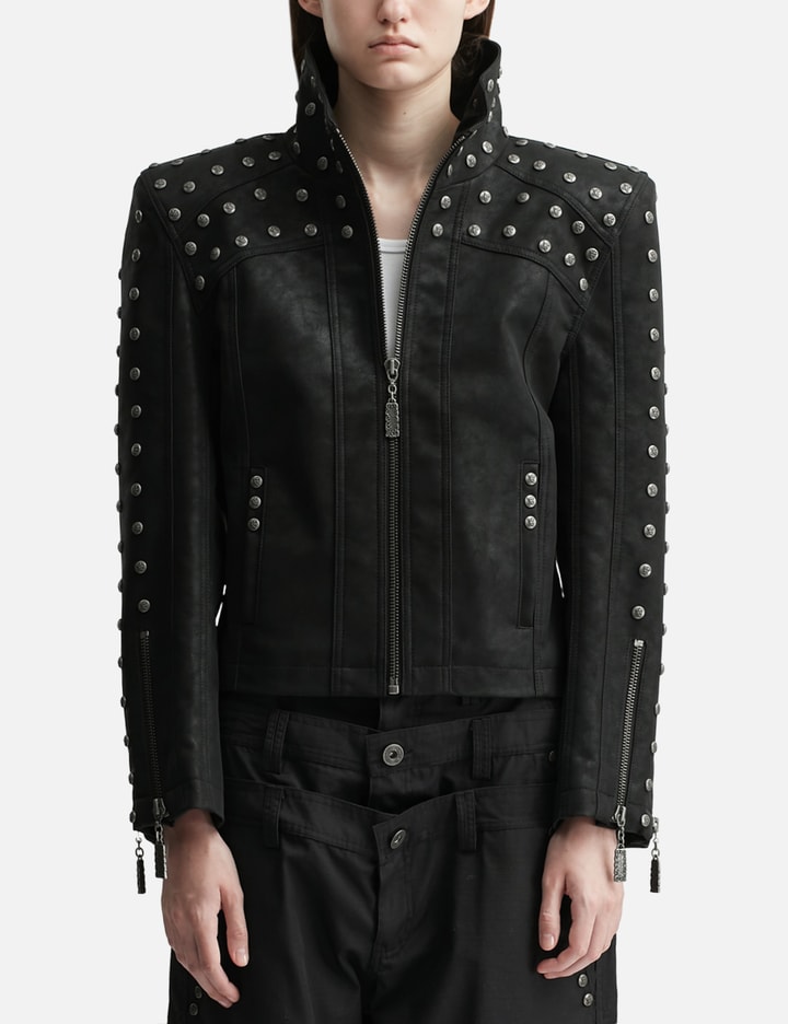 Thought We Friends "Jotaro" PU Leather Jacket