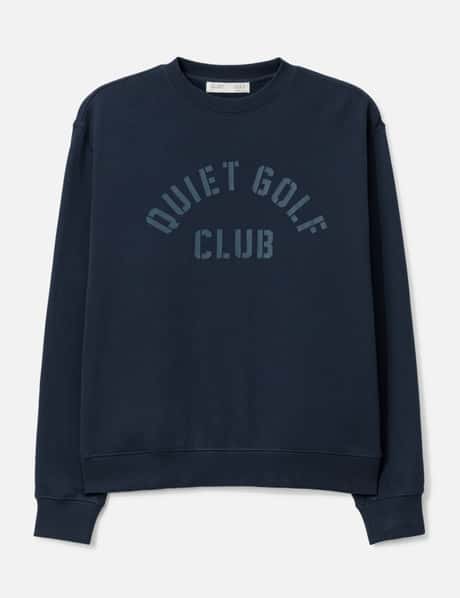 Quiet Golf Stencil Crewneck