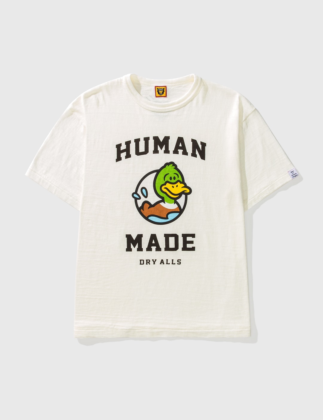 HUMAN MADE 23SS Green Head Duck Print Summer Casual Cotton Round